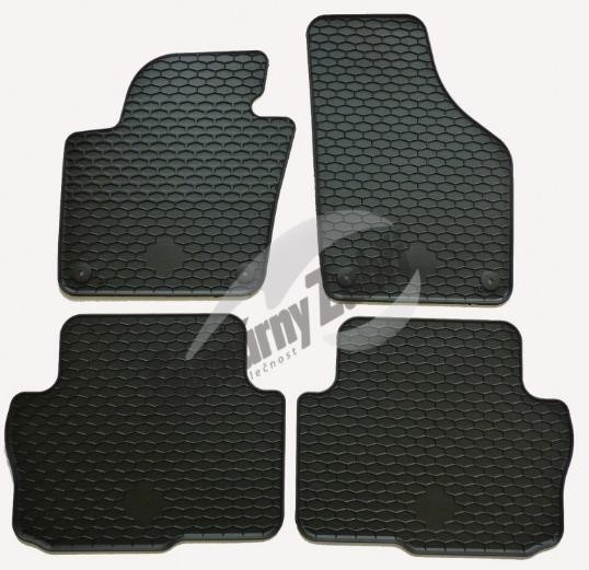 Rubber floor mat set VW Sharan (2010-2018), with edges