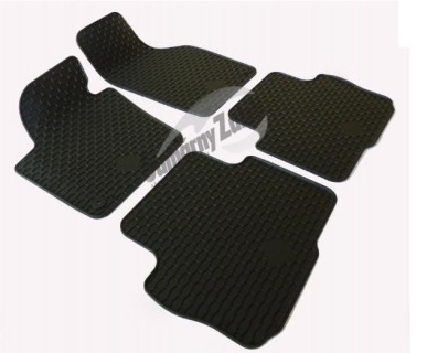 Rubber floor mat set VW Sharan (2010-2018), with edges