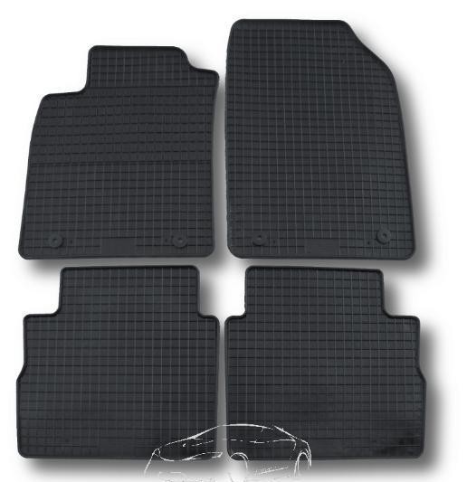 Rubber floor mats set Opel Vectra C (2002-2008)