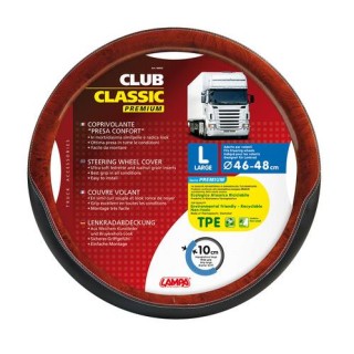 Steering wheel cover BUS/JEEP/TRUCK, CLUB Classic Premium, Ø46-48cm
