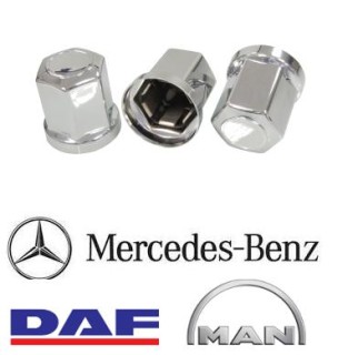 Wheel Nut Cover Set of 10PCS - MAN, DAF, MB, 32mm