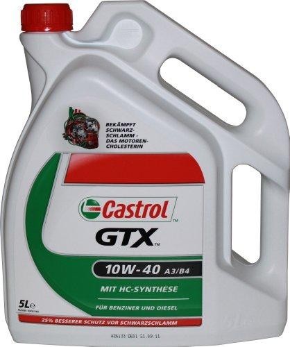 Semi-synthetic motor oil Castrol GTX A3/B4 10W40, 5L