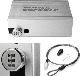 Mini car safe with lock