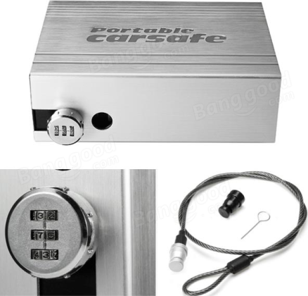 Mini car safe with lock
