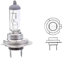 H7 55W, 12V (in plastic. package)